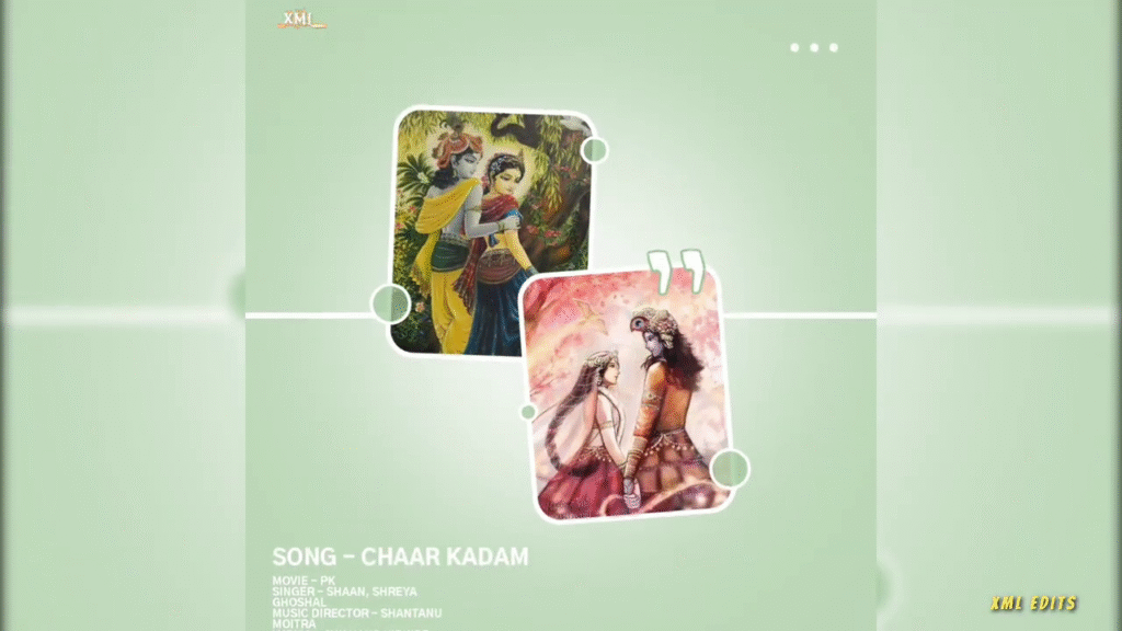 CHAAR QADAM Ae Inspired Radha Krishna Edit Alight Motion Presets